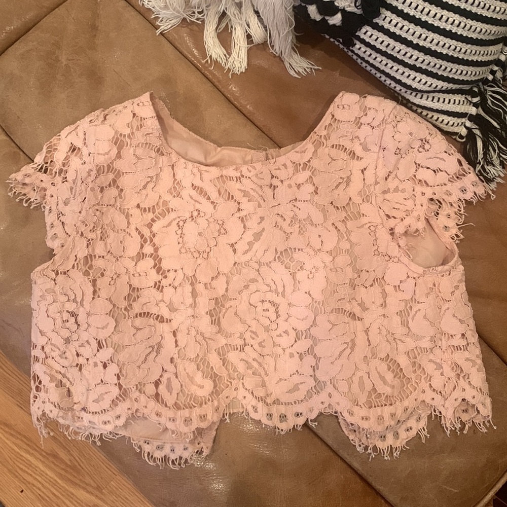 Jenny Yoo all lace snap summer short dress cover pink cap sleeve Brailyn kids